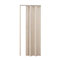 Panana Folding Door Natural Pine Effect PVC Internal Accordion Concertina Sliding Door Thickness:6mm/12mm Brown/Ivory/White/Yellow (6mm, Ivory)