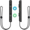 Gaaqii 2 Pezzi Cinturino da Polso per Gamepad per Switch, Sostituzione per le Cinghie del Controller con 2 Cappucci per Joystick Compatibili con gli Accessori del Controller Switch
