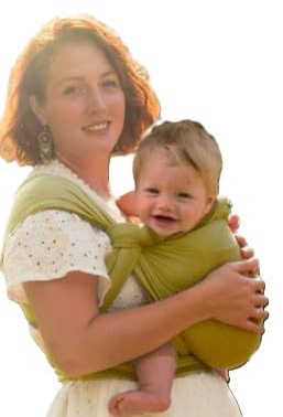 Ayalo | Netztragetuch aus weichem Bambus | Baby & Neugeborene | Patentiertes Rhomben-Gewebe | Breeze-Effekt | Atmungsaktive Air-Mesh Babytrage Sommer | Ergonomisch & einfach zu binden, 520cm, Olive