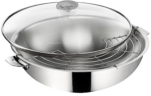 Wok 30cm Avec Couvercle En Verre - 12138042230