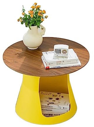 Moderne Sofatische Moderner Beistelltisch mit Katzenhaus, kleiner Couchtisch-Beistelltisch mit Katzenhöhle for kleine Katzen, Kätzchen, Haustierhaus for Spielen im Innenbereich, runder Tisch-Beistellt