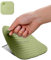 MAOYONG Copertura per scarico della doccia, tappo di scarico quadrato in silicone per bagno, tappo di scarico per vasca da bagno, tappo di scarico per lavello da cucina, 15 cm, Verde, 1 pezzi