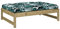 vidaXL Gartenhocker, Sitzhocker mit Kissen Latten-Design, Modular Holz Hocker für Garten Terrasse, Fußhocker Gartenmöbel, Kiefernholz Imprägniert