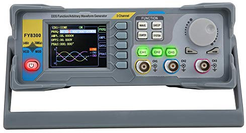 Funktionsgenerator, Generator 3-Kanal-Funktion, Arbiträrwellenform, 4-Kanal-TTL-Ausgangszähler, Frequenzzähler (FY8300-30M EU-Stecker)