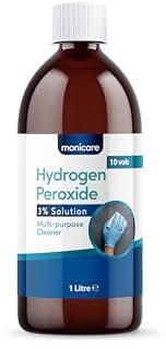 Monicare Hydrogen Peroxide 3% - 1 Litre, 10 Vols, Clear