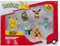 Pokémon PKW3614 - Battle Figure Multipack - 6er Pack mit Pikachu, Pottrott, Milza, Sheinux, Evoli & Machollo, offizielle Figuren, je 5 cm