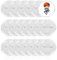 20 Acryl-Anstecker, Durchsichtige Knopfnadeln, Leere Anstecker, Transparente Broschen, Runde Anstecknadeln, Leeres Rundes Set, Personalisierte Anstecker Für DIY-Bastelarbeiten (37 Mm)