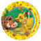 30 Piatti RE LEONE Lion Guard decoro Tavolo - in carta monouso Ø19,5 cm