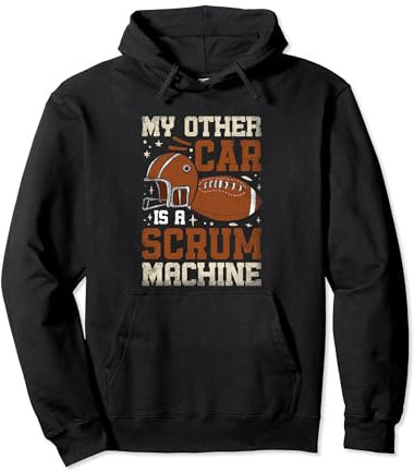 Mein anderes Auto ist ein Scrum Machine Rugby Pullover Hoodie