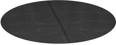 Miganeo bâche Solaire de Luxe Rond Ø 457 cm - Noir - pour Piscine
