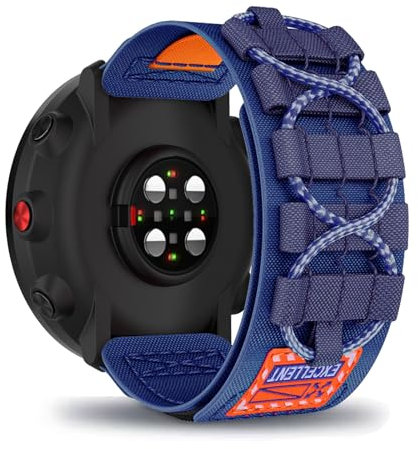 Armband für Polar Vantage M2/ Vantage M Armbänder Nylon Geflochten Armband für Polar Vantage M2/ Vantage M Sport Nylon Einstellbar Atmungsaktiv Armband Kompatibel mit Polar Vantage M2/ Vantage M (2)