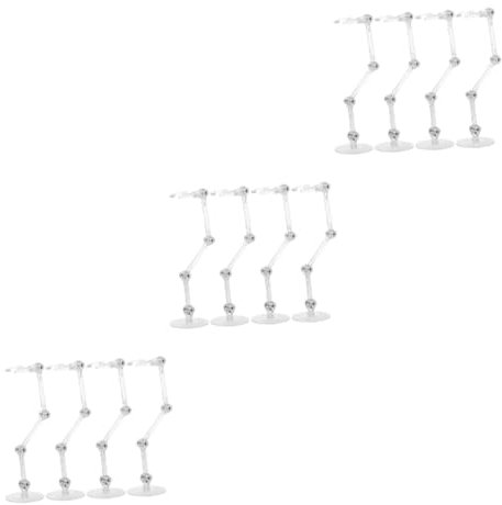 Gogogmee 3 Sets Verstellbare Figurenhalter Figuren Cartoon-spielzeug Puppen Display Belastbare Kapazität Einfaches Zubehör 4 Stück X 3