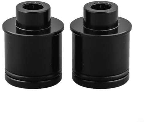 Steckachse auf Schnellspanner-Adapter, konvertiert 12 mm/15 mm Naben für Standard-QR-Gabeln (2 Stück 15 bis 9 mm)