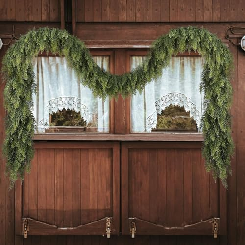 Künstliche Zederngirlande Kiefernnadeln, grün, 1,8 m Weihnachtsgirlande