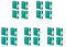 PAMENET 20 Pièces Emballage de Tasse En Silicone pour Tasses de Sublimation 11OZ Enveloppes de Tasse pour Sublimation Dans Le Four 3D Silicone Enveloppement de Tasse Sublimation