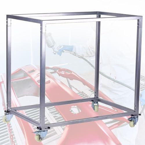 YQCXG Square Automotive Paint Bumper Stand, Workshop/Repair Shops/Garages Multifunction Spray Painting Rack, Movable Rotating Paint Hanger Drying Rack, Professional Auto Repair Tools