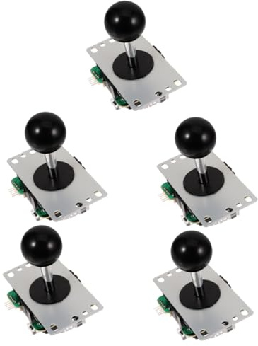 SUPVOX Circuit Board Game Accessories Stick Abs Black Buttons Game Reusable