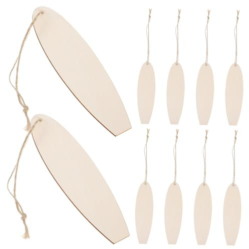 VICASKY 10 Stück Mini-Surfbrett Deko Set Aus Holz - Bunte Surfbrett Ornamente Für Strand Und Küstenliebhaber Perfekt Zum Basteln Und Dekorieren Von Schlafzimmer Und Wohnräumen