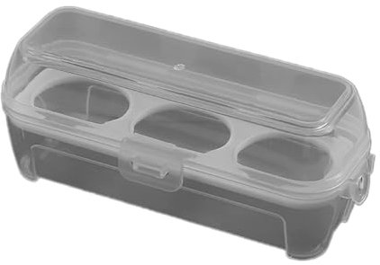 Caja de transporte de huevos, funda protectora para huevos, bandeja de huevos, dispensador de transporte para camping, picnic, viajes, refrigerador, al aire libre, transparente
