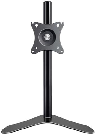HOOLRZI Ergonomic Monitors Stand With 360 Degree Rotation Freestanding For 14 To 27inch Monitors Easy Installation