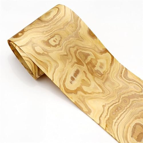 MNUPL 1 Rolle Steinmuster Furnier Dünn Handgefertigt DIY Massivholz Dekorplatte Haut Lautsprecher Renovierung Technologie Furnier(15CM X 230CM_0.2MM)
