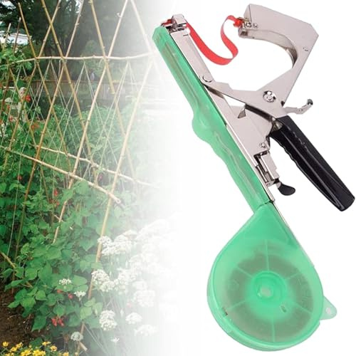 Pflanzenbandroller, Gurtbox mit großem Fassungsvermögen, rutschfester Griff, schnelles und einfaches Anbinden von Weinreben, Tomaten rankendem Gemüse