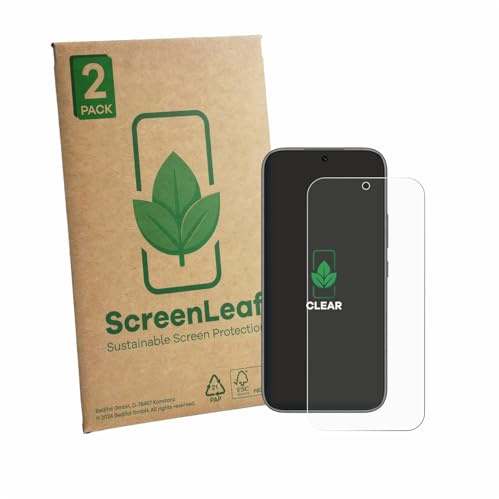 ScreenLeaf 2 Stück Schutzfolie für Honor 600 Pro [nachhaltiger Displayschutz, Folie, transparent, kratzfest]