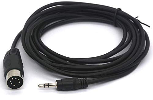 OpenII Cable Din de 7 pines, Midi macho a 3,5 mm 1/8 macho Audio Cable adaptador para Bang & Olufsen B&O, Naim, Quad Stereo Systems (1,5 metros)