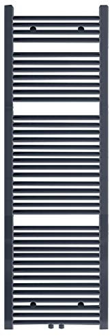 S SIENOC radiateur de salle de bains 600 x 1800 mm Anthracite connexion centrale radiateur sèche-serviettes