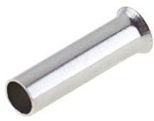 100 Stk. SeKi Aderendhülsen 4,00mm² unisoliert/blank Kabel Endhülsen 4mm²