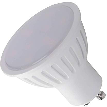 GU10 LED Lampe warmweiß 1W - Leuchtmittel mattes Frontglas 230V - für Einbaustrahler Birne