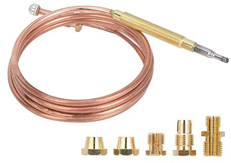 Zerodis Fournaises au gaz Foyer 900mm Générateurs thermopiles de Remplacement pour fournaises à gaz, chaudières à cheminée et Chauffe-Eau, 35,4 Pouces