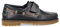 PAYMA - Zapatos Náuticos Sport Casual Hombre, Mujer, Niño. Clásicos 3-Ojales de Piel. Piso de Goma. Tallas Grandes 45 46 47. Cierre Contacto. Color: Azul Marino Contacto; Talla EU 47