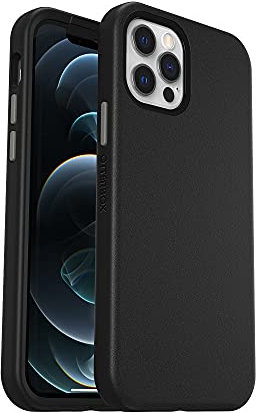 OtterBox 77-80129 Slim Series Case, MagSafe, Shockproof, Drop proof, Ultra-Slim, Protective Thin Case, Tested to Military Standard, Black/Grey, iPhone 12 / iPhone 12 Pro