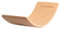 MEOWBABY Balance Board Kinder – Wobble Board Montessori 80x30cm – Balancierbrett mit Filz für Kinder Indoor – Balancebrett aus Holz, Natur