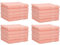 Betz 20 Stück Gästehandtücher Palermo 100% Baumwolle Größe 30x50 cm Farbe Apricot