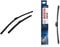 Bosch Wiper Blade Aerotwin A860S, Length: 600mm/475mm − Set of Front Wiper Blades & rear windscreen wiper A281H, length 280 mm - windscreen wiper for rear window || 1 piece