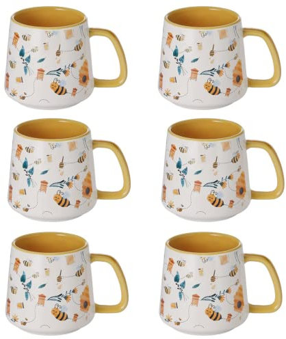 6 X NEU teemando® Becher Carla New Bone China 0,35 l = 6 Becher