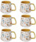 6 X NEU teemando® Becher Carla New Bone China 0,35 l = 6 Becher
