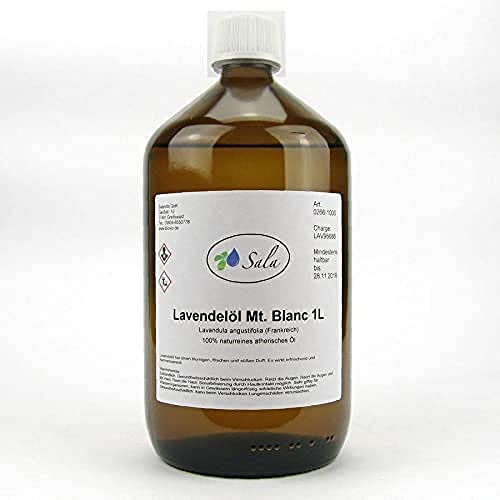 Sala Lavendelöl ätherisches Öl 38/40 naturrein 1 L 1000 ml Glasflasche