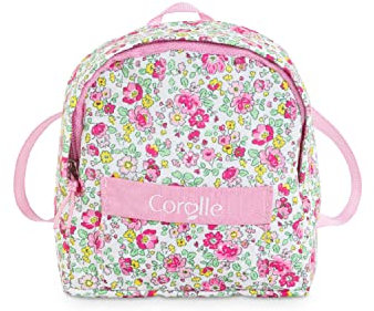 Corolle Ma Sac à dos fleuri, accessoire, pour poupée, 36cm, dès 4 ans, 9000212350