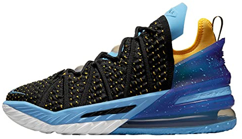 Nike - Lebron XVIII Dynasty Minneapolis Lakers - CQ9283006 - Farbe: Gelb-Schwarz-Blau - Größe: 42.5 EU