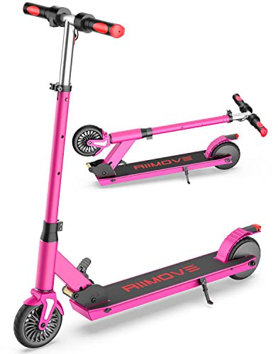 ALLMOVE X1Pro 150W Elektroroller Kinder 6-16 Jahre mit LCD-Display, Faltbarer E Scooter Kinder 18 km/h&15 km Langstrecke, 3 Einstellbare Geschwindigkeiten & Höhen, Elektro Scooter Teenager Geschenk