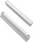 Qrity 2x Möbelgriffe Lochabstand 64mm Türgriffe Küchenstangengriff Schrankgriffe Schubladengriffe, Aluminiumlegierung, Silber
