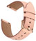 Oumida 20mm 22mm Uhrenarmbänder, SmartWatch Lederarmband, Schnellverschluss Uhren Armband, Sport Ersatzarmband für Samsung Galaxy Watch/Huawei Watch/Amazfit/Garmin/Fossil (20mm,Rosa)