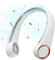 GAIATOP Portable Neck Fan, Rechargeable Hands Free Bladeless Portable Mini Fans, 3 Speeds 72 Air Outlet, Free Adjustment Personal Cooling Fan, Wearable Neck Fan Suitable for Traveling Office White