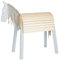 Velinda Holzpferd Voltigierpferd Spielpferd Gartenpferd Holzpony Outdoor-Pferd Reitpferd (Farbe: naturfarben, grau)
