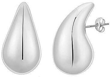 Toeecy Orecchini A Goccia In Argento Sterling 925 Orecchini A Bottone Placcati Oro Orecchini A Goccia Eleganti Gioielli Per Donna Orecchini Moderni Accessori Moda Donna