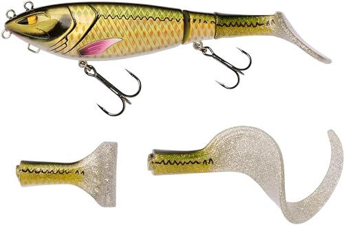 Berkley Zilla Tailswinger Pike Lure – The First Jointed Tailbait on The Market with Amazing Swimming Action and Huge Versatility – Perfect for Pike Fishing in Any Situation