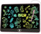 16 Zoll Bunte LCD Schreibtafel, Große Zeichentafel Elektronischer Tablette mit Sperr-& Löschfunktion, Augenschutz-Kritzelblock, Spielzeug & Geschenke für Kinder & Erwachsene zu Hause, Schule - Rosa